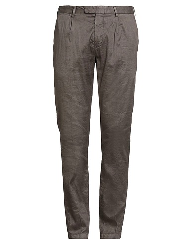 DEVORE INCIPIT Pantalone Testa di moro 49% Lino, 48% Cotone, 3% Elastan