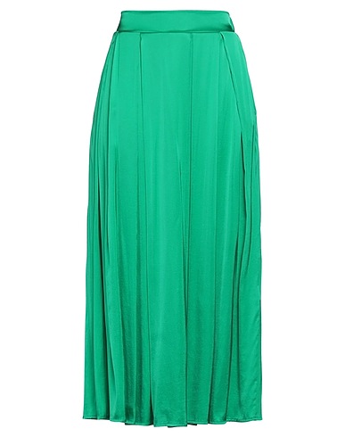 ANONYME DESIGNERS Midi skirt Emerald green 92% Viscose, 8% Elastane