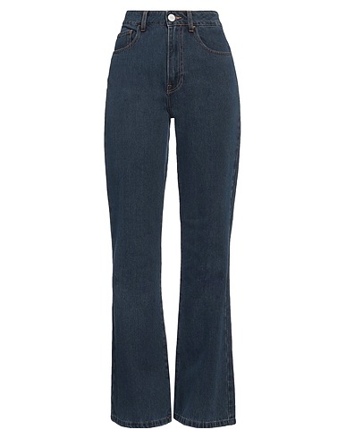 LES COYOTES DE PARIS Denim trousers Blue 80% Cotton, 20% Recycled cotton