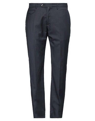 RE_HASH Casual trouser Midnight blue 100% Virgin Wool