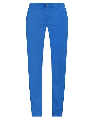 RE_HASH Casual pants Blue 96% Cotton, 4% Elastane
