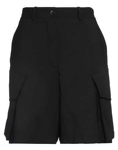 JW ANDERSON Shorts & Bermuda Black 93% Wool, 7% Elastane