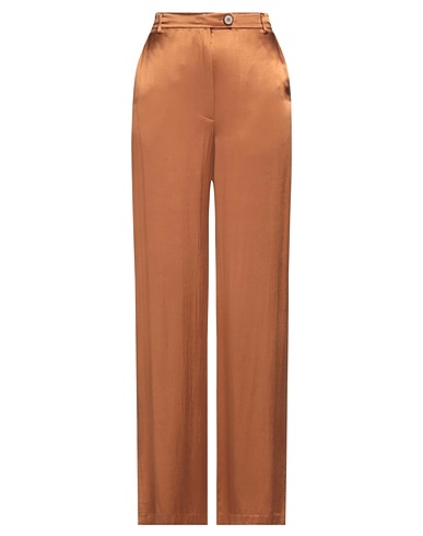SOLOTRE Casual pants Camel 100% Viscose