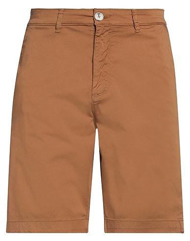 SSEINSE Shorts & Bermuda Cammello 98% Cotone, 2% Elastan