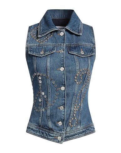 MOSCHINO JEANS Denim jacket Blue 100% Cotton