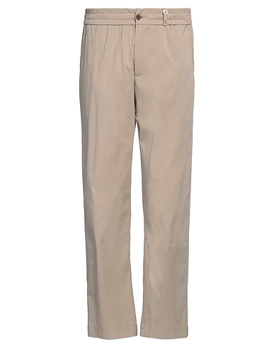 MYTHS Casual trouser Beige 58% Cotton, 38% Nylon, 4% Elastane