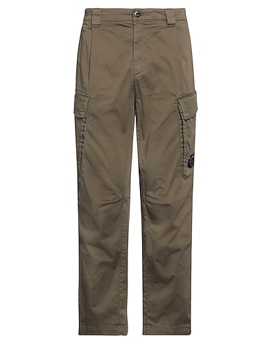 C.P. COMPANY Casual trouser Military green 98% Cotton, 2% Elastane