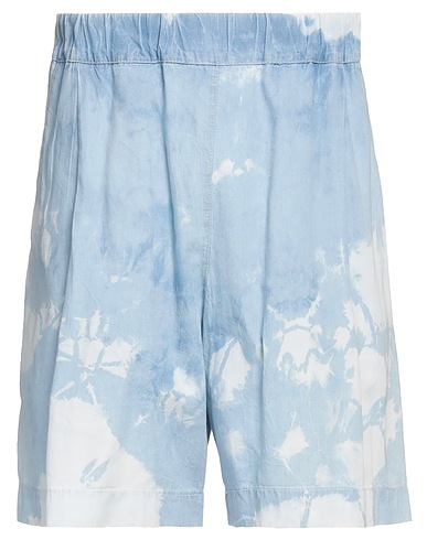 LANEUS Denim shorts Blue 100% Cotton