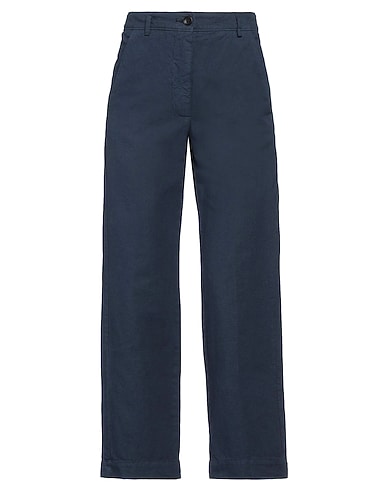 HARTFORD Casual trouser Navy blue 85% Cotton, 15% Linen