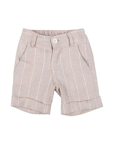 MANUELL & FRANK Shorts & Bermuda Beige 100% Lino
