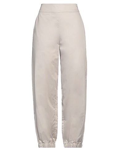 MAX MARA Casual pants Light grey 100% Cotton