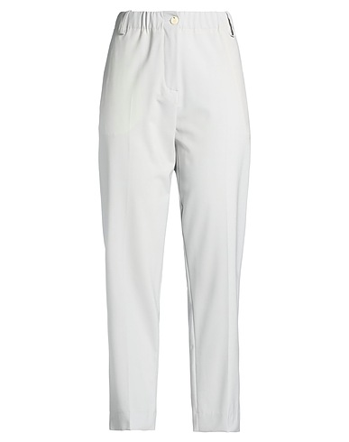 ALYSI Повседневные брюки GRIGIO CHIARO 95% Натуральная шерсть, 5% Эластан