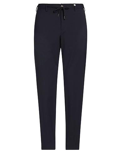 MYTHS Casual trouser Navy blue 58% Virgin Wool, 38% Polyamide, 4% Elastane