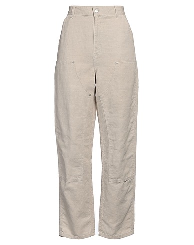 CARHARTT Casual pants Beige 61% Cotton, 39% Linen