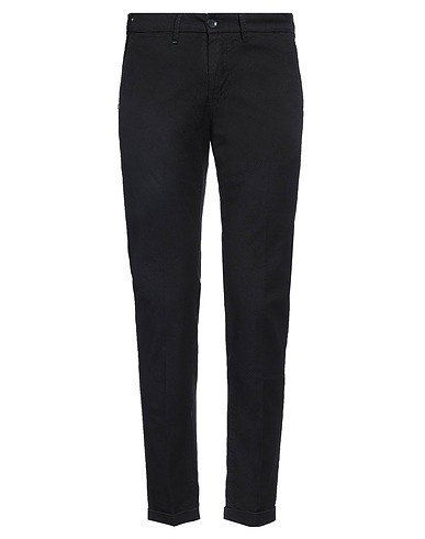 RE_HASH Casual pants Midnight blue 98% Cotton, 2% Elastane