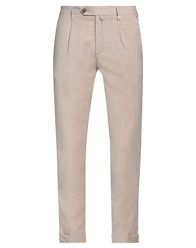 MYTHS Casual trouser Taupe 55% Polyester, 43% Wool, 2% Elastane