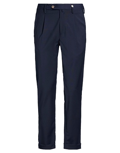 MYTHS Casual trouser BLU NAVY 55% Polyester, 43% Wool, 2% Elastane
