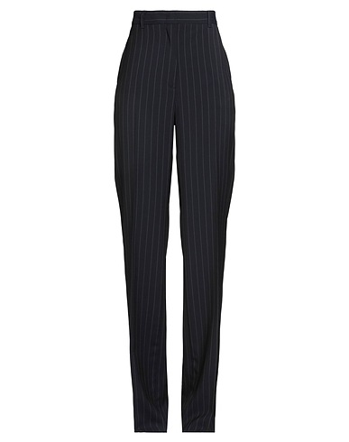 MAX MARA STUDIO Casual trouser Navy blue 100% Virgin Wool