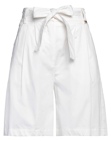 LUCKYLU  Milano Shorts & Bermuda White 97% Cotton, 3% Elastane