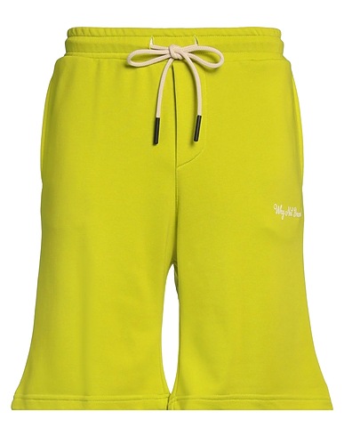 WHY NOT BRAND Shorts & Bermuda Lime green 65% Cotton, 35% Polyester