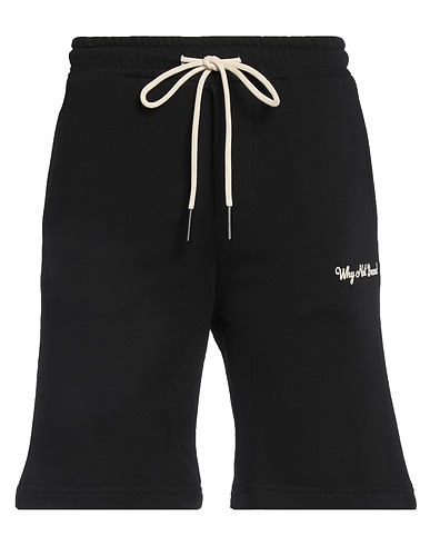 WHY NOT BRAND ショートパンツ＆バミューダパンツ ブラック コットン 65% / ポリエステル 35%