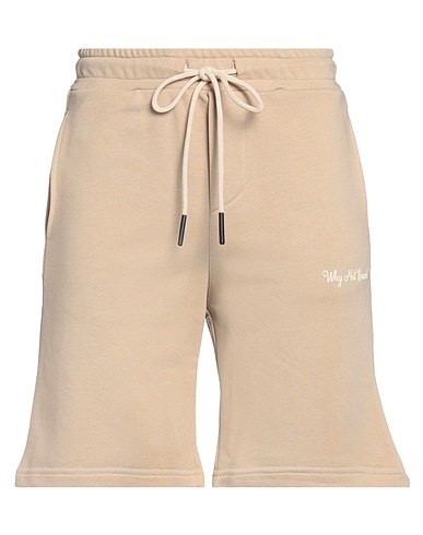 WHY NOT BRAND Shorts & Bermuda Beige 65% Cotton, 35% Polyester