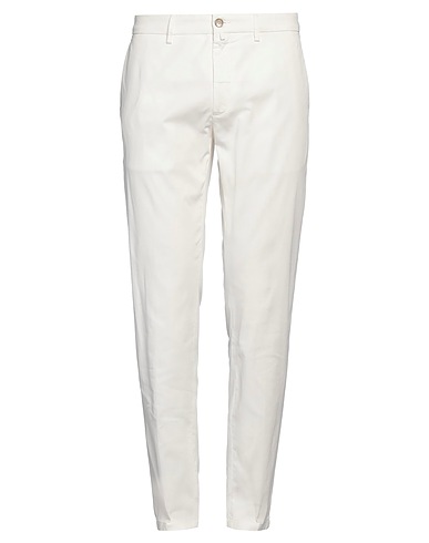 SIVIGLIA Casual trouser White 98% Cotton, 2% Elastane