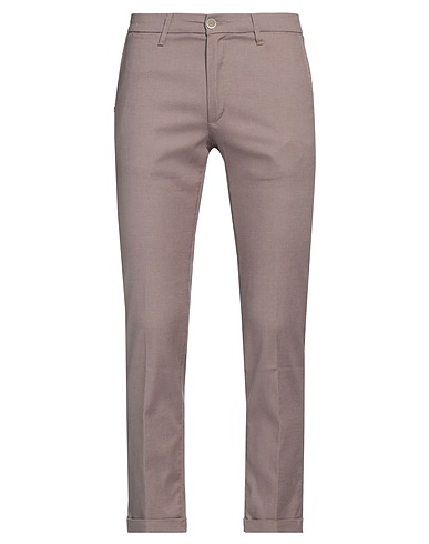 RE_HASH Casual pants Taupe 74% Cotton, 23% Polyester, 3% Elastane