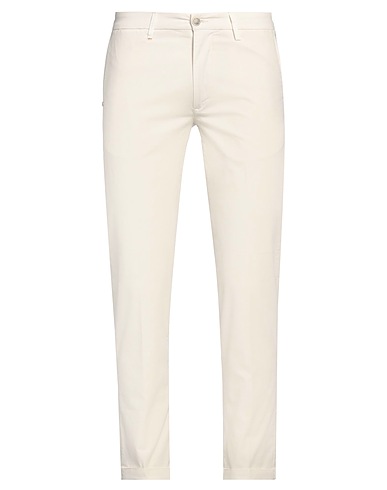 RE_HASH Casual trouser Ivory 97% Cotton, 3% Elastane