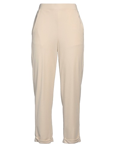 19.70 NINETEEN SEVENTY Casual pants Ivory 55% Viscose, 40% Polyamide, 5% Elastane