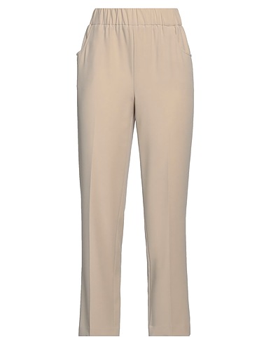 VIA MASINI 80 Casual trouser Beige 94% Polyester, 6% Elastane