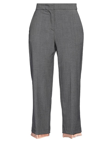 KING KONG Casual pants Grey 68% Polyester, 28% Viscose, 4% Elastane