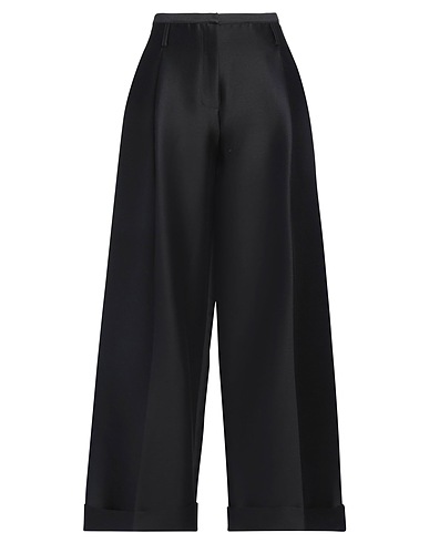 TER ET BANTINE Casual pants Black 92% Cotton, 8% Silk