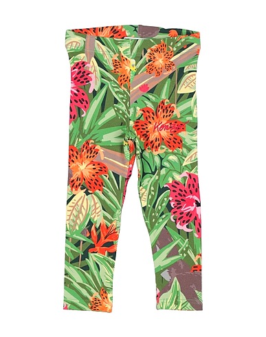 KENZO KIDS Leggings Verde 96% Cotone, 4% Elastan