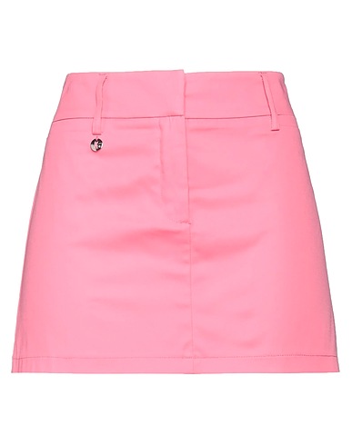 KONTATTO Mini skirt FUCSIA 97% Cotton, 3% Elastane