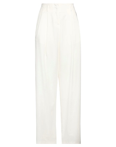 GOLDEN GOOSE Casual trouser Ivory 55% Polyester, 45% Virgin Wool