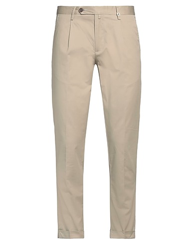 MYTHS Casual trouser Beige 97% Cotton, 3% Elastane