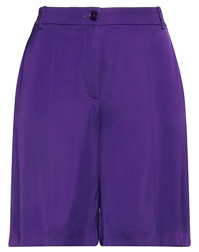 PATRIZIA PEPE Shorts & Bermuda Purple 100% Viscose