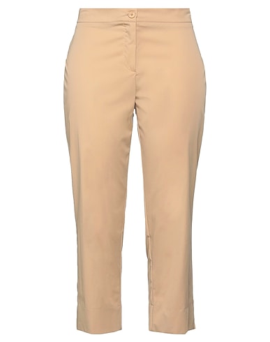 DIANA GALLESI Casual pants Khaki 62% Cotton, 34% Polyamide, 4% Elastane