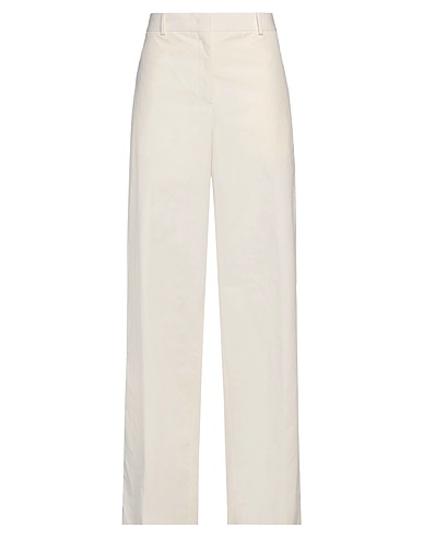 JIL SANDER Casual trouser White 100% Cotton