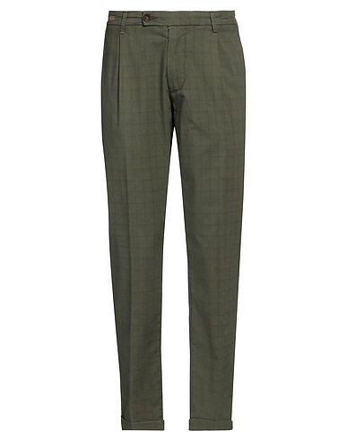 RE_HASH Pantalon Vert militaire 76% Coton, 22% Polyester, 2% Élasthanne