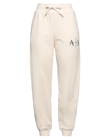 ARMANI EXCHANGE Pantalone Avorio 100% Cotone, Elastan