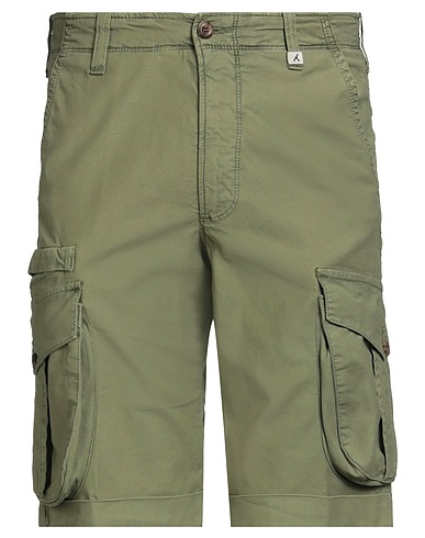 MYTHS Shorts & Bermuda Verde salvia 97% Cotone, 3% Elastan