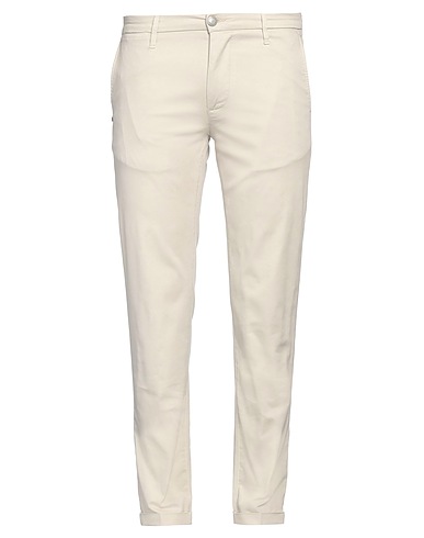RE_HASH Casual pants Beige 55% Cotton, 42% Tencel™ Lyocell, 3% Elastane