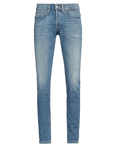 DONDUP Denim pants Blue 89% Cotton, 11% Elastomultiester
