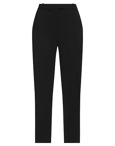 KAOS Casual pants Black 91% Polyester, 9% Elastane