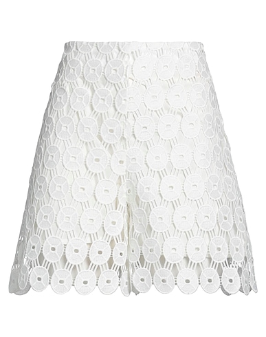 ERIKA CAVALLINI Shorts & Bermuda White 100% Polyester