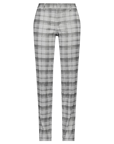 PT Torino Casual trouser Light grey 64% Cotton, 27% Polyamide, 5% Polyester, 4% Elastane
