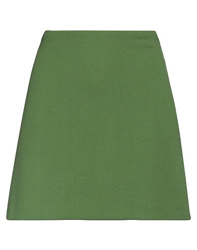 MAISON LAVINIATURRA Mini skirt Green 100% Wool
