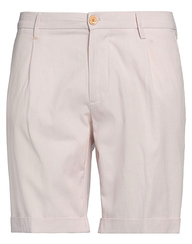 RE_HASH Shorts & Bermuda Beige 78% Cotton, 20% Polyester, 2% Elastane